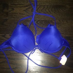 Royal blue bikini top